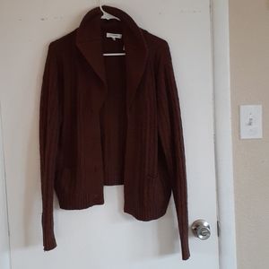 Dark brown cartigan